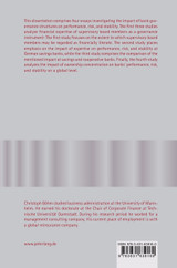 Risk-Adjusted Performance and Bank Governance Structures