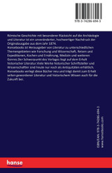 Römische Geschichte mit besonderer Rücksicht auf die Archäologie und Literatur Römische Geschichte mit besonderer Rücksicht auf die Archäologie und Literatur