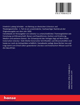 Friedrich Ludwig Schröder - ein Beitrag zur deutschen Litteratur und Theatergeschichte Friedrich Ludwig Schröder - ein Beitrag zur deutschen Litteratur und Theatergeschichte