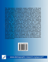 Childbearing Trends and Policies in Europe, Book II Childbearing Trends and Policies in Europe, Book II