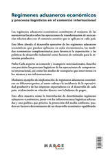 Regímenes aduaneros económicos y procesos logísticos en el comercio internacional Regímenes aduaneros económicos y procesos logísticos en el comercio internacional