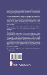 An Aspect of the South African Experience in Literature and Reading An Aspect of the South African Experience in Literature and Reading