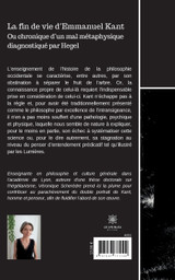 La fin de vie d'Emmanuel Kant
