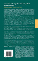 Encapsulation Technologies for Active Food Ingredients and Food Processing