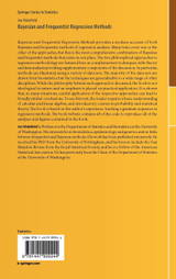 Bayesian and Frequentist Regression Methods Bayesian and Frequentist Regression Methods