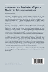 Assessment and Prediction of Speech Quality in Telecommunications