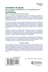Authority in Islam Authority in Islam