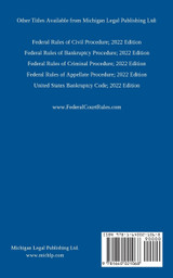 Federal Rules of Evidence; 2022 Edition