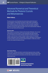 Advanced Numerical Techniques for Photonic Crystals