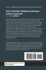 Post-Cold War Relations between Turkey and Syria Post-Cold War Relations between Turkey and Syria