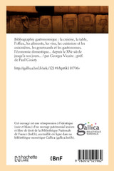 Bibliographie gastronomique
