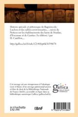 Histoire spéciale et pittoresque de Bagnères-de-Luchon (3e éd) (Éd.1851)