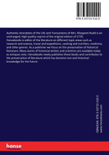 Authentic Anecdotes of the Life and Transactions of Mrs. Margaret Rudd