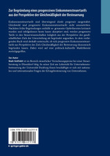 Zur Begründung eines progressiven Einkommensteuertarifs aus der Perspektive der Gleichmäßigkeit der Besteuerung