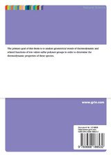 The Chemistry of Low Valent Sulfur Compounds in the S-H2O System The Chemistry of Low Valent Sulfur Compounds in the S-H2O System