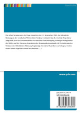 Der 11. September in den Medien. Die öffentliche Meinung vor, während und nach Nine Eleven