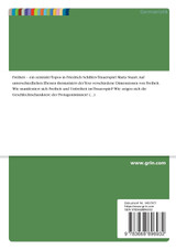 Freiheit und Geschlechtscharakter bei Friedrich Schillers "Maria Stuart" und "Ueber Anmuth und Würde" Freiheit und Geschlechtscharakter bei Friedrich Schillers "Maria Stuart" und "Ueber Anmuth und Würde"