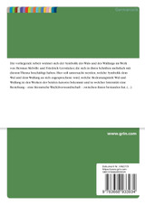 Literarische Wa(h)lverwandtschaften. Herman Melville und Friedrich Gerstäcker oder die Symbolik des Wals Literarische Wa(h)lverwandtschaften. Herman Melville und Friedrich Gerstäcker oder die Symbolik des Wals