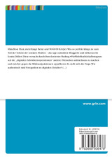 Digitale Bilder im Internet. Die Frage nach der Authentizität im digitalen Zeitalter