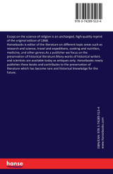 Essays on the science of religion Essays on the science of religion