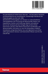 Die abendländische Politik Kaiser Manuels Die abendländische Politik Kaiser Manuels