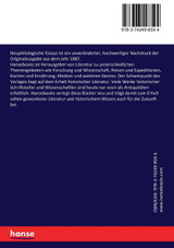Neuphilologische Essays Neuphilologische Essays