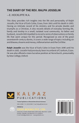 The Diary Of The Rev. Ralph Josselin 1616-1683