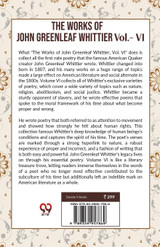 THE WORKS OF JOHN GREENLEAF WHITTIER  Vol.- VI