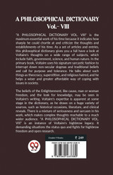 A PHILOSOPHICAL DICTIONARY Vol.- VIII A PHILOSOPHICAL DICTIONARY Vol.- VIII