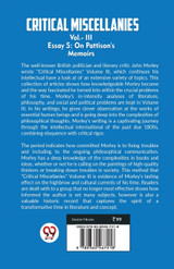 CRITICAL MISCELLANIES Vol.- III ESSAY 5 CRITICAL MISCELLANIES Vol.- III ESSAY 5