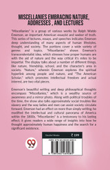 MISCELLANIES EMBRACING NATURE, ADDRESSES, AND LECTURES MISCELLANIES EMBRACING NATURE, ADDRESSES, AND LECTURES