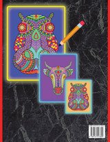 Animal Head Coloring Book for Grawn Animal Head Coloring Book for Grawn