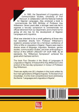 Four Decades in the Study of Nigerian Languages & Linguistics