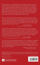 The Letters of Paul as Rituals of Worship