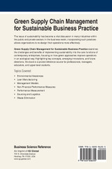 Green Supply Chain Management for Sustainable Business Practice
