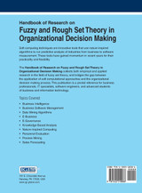 Handbook of Research on Fuzzy and Rough Set Theory in Organizational Decision Making