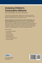 Analyzing Children's Consumption Behavior