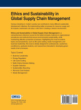 Ethics and Sustainability in Global Supply Chain Management