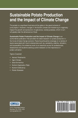 Sustainable Potato Production and the Impact of Climate Change Sustainable Potato Production and the Impact of Climate Change