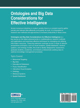 Ontologies and Big Data Considerations for Effective Intelligence
