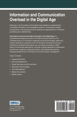 Information and Communication Overload in the Digital Age Information and Communication Overload in the Digital Age