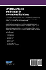 Ethical Standards and Practice in International Relations