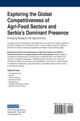 Exploring the Global Competitiveness of Agri-Food Sectors and Serbia's Dominant Presence