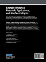 Energetic Materials Research, Applications, and New Technologies