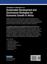 Handbook of Research on Sustainable Development and Governance Strategies for Economic Growth in Africa