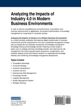 Analyzing the Impacts of Industry 4.0 in Modern Business Environments Analyzing the Impacts of Industry 4.0 in Modern Business Environments