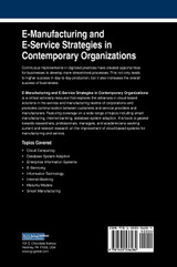 E-Manufacturing and E-Service Strategies in Contemporary Organizations E-Manufacturing and E-Service Strategies in Contemporary Organizations