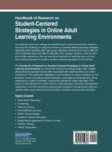 Handbook of Research on Student-Centered Strategies in Online Adult Learning Environments