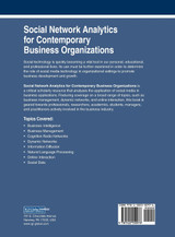 Social Network Analytics for Contemporary Business Organizations