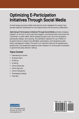 Optimizing E-Participation Initiatives Through Social Media Optimizing E-Participation Initiatives Through Social Media